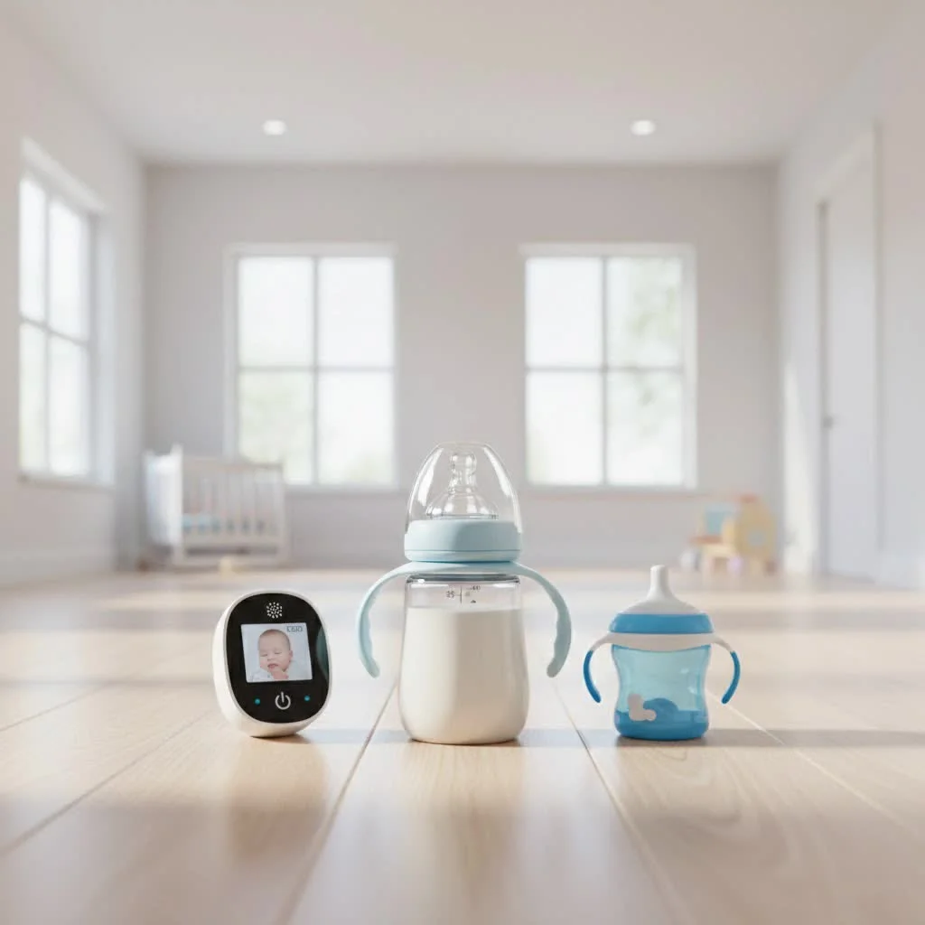 Philips Avent bottle warmer heating a baby bottle