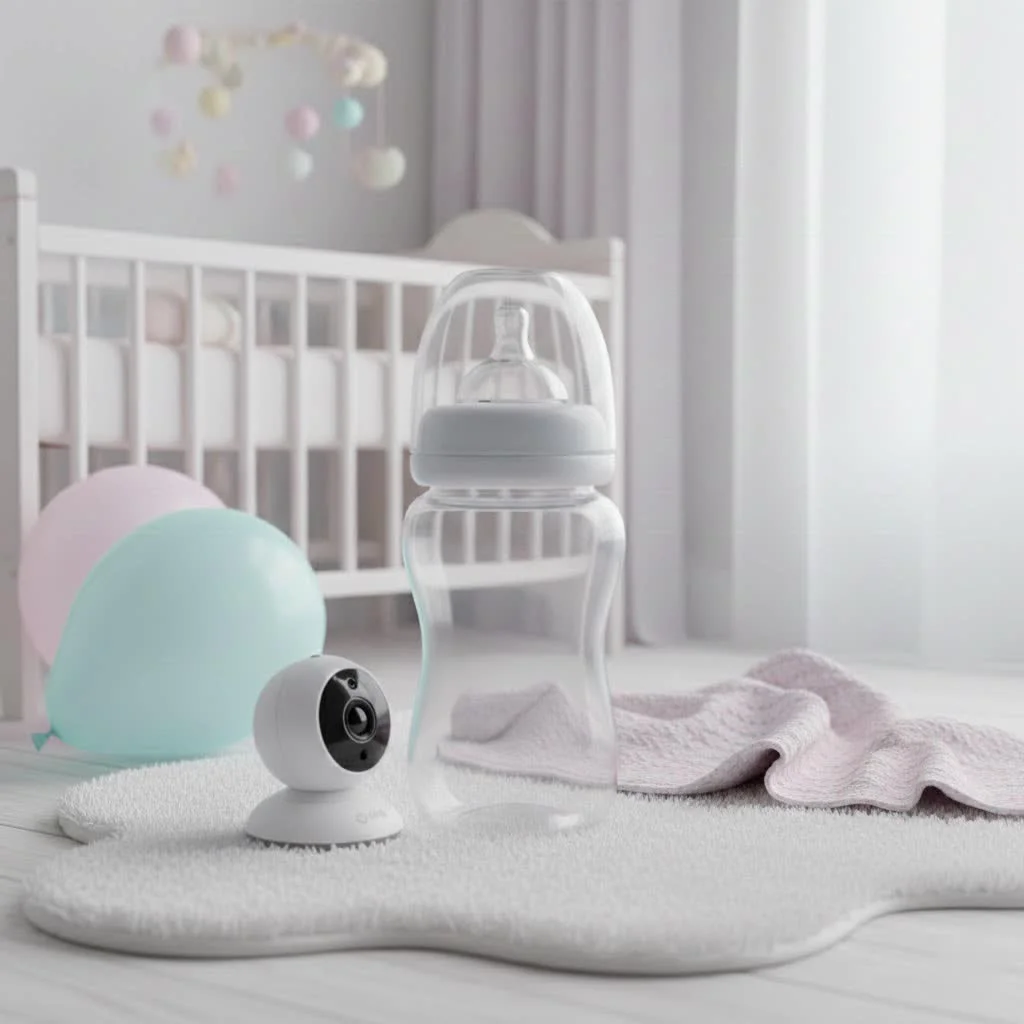Philips Avent bottle warmer heating a baby bottle